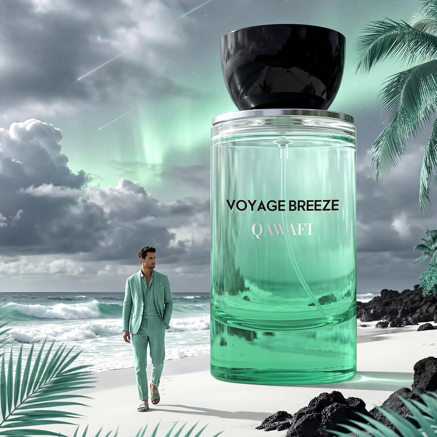 Voyage Breeze Unisex Eau de Parfum Spray, Fresh Citrus Mint and Juicy Fruit, Clean Skin Musk, Long Lasting Summer Spring Perfume, 50ml 1.7fl oz - Image 5