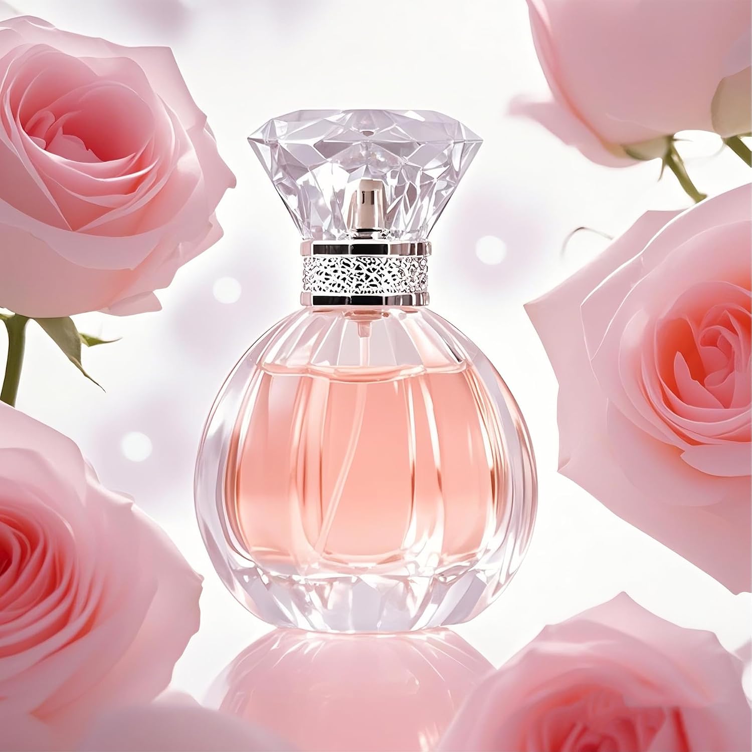 Fresh Floral Perfume for Women - Everyday Office Fragrance Wear, Light & Sweet Non-Powdery Scent, 1.7oz/50ml Eau de Parfum Spray (Rose) - Image 5