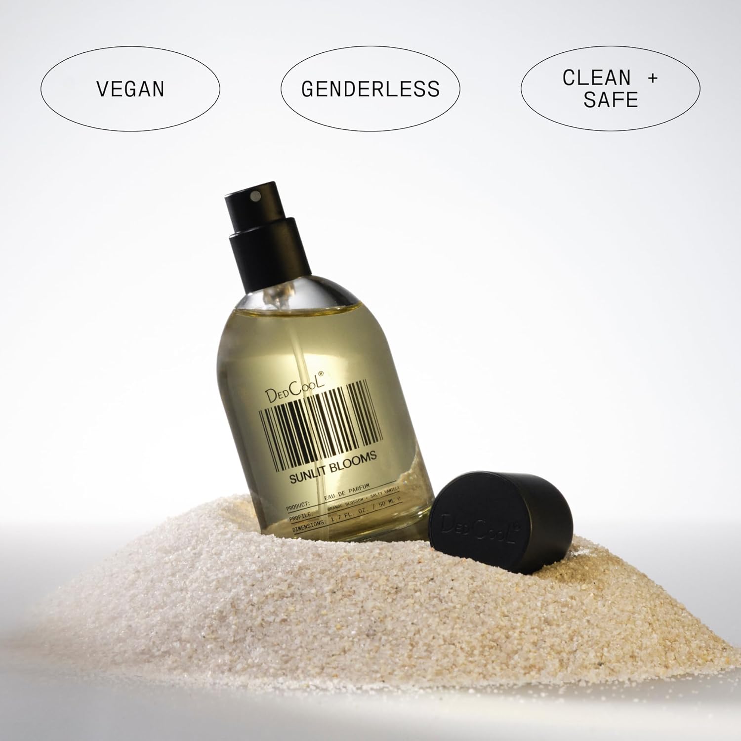 DedCool Eau de Parfum | Sunlit Blooms | Orange Blossom, White Floral & Salty Vanilla | Clean Unisex Fragrance | Non-Toxic, Vegan | Travel Size Perfume, 15 mL - Image 4