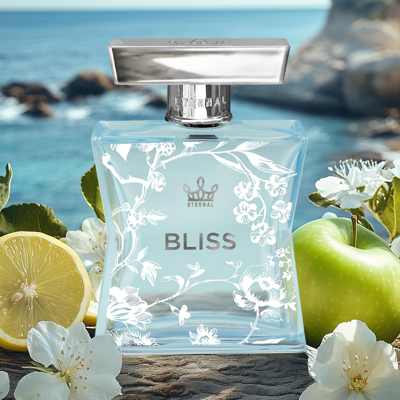 Eternal Fragrance - Eternal Bliss - Inspired by Designer Citrus Green Apple Perfume - 3.4 oz (100ml) - EDP - Vegan - Clean Ingredients - Perfume Spray for Women - 2000 sprays per bottle - Image 8