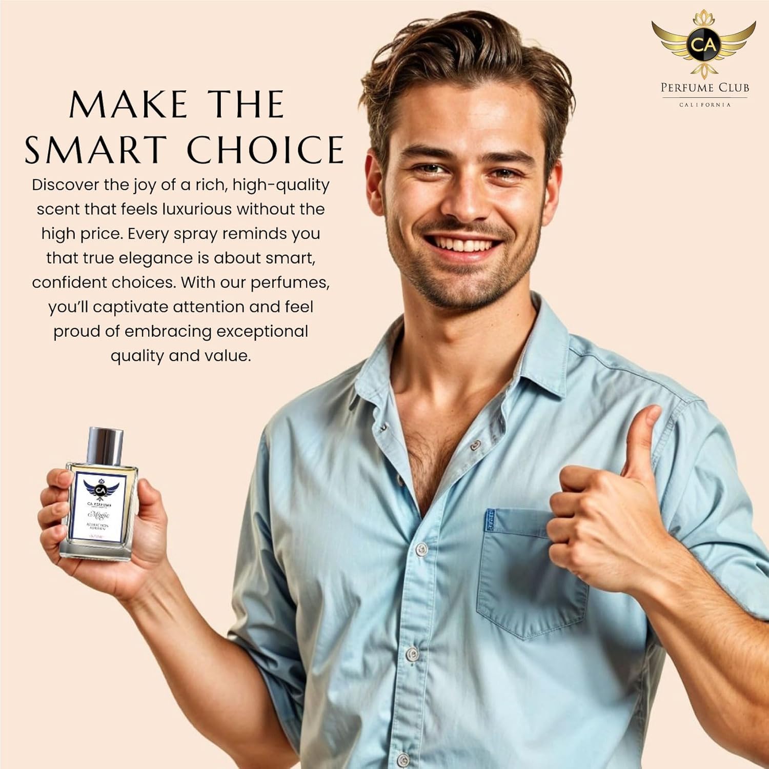 CA Perfume Impression of Oud for Greatness for Women and Men Long Lasting Unisex Fragrance Eau De Parfum 1.7 Fl Oz 50ml - Image 2