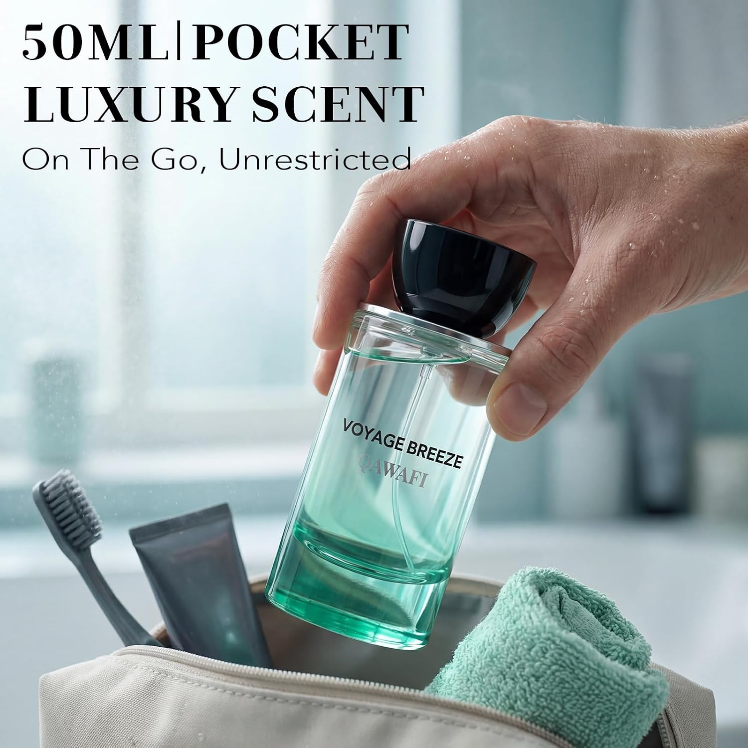 Voyage Breeze Unisex Eau de Parfum Spray, Fresh Citrus Mint and Juicy Fruit, Clean Skin Musk, Long Lasting Summer Spring Perfume, 50ml 1.7fl oz - Image 6