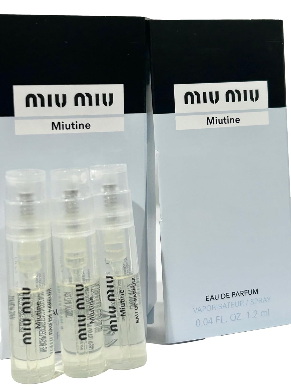 Miu Miu MIUTINE Women Sample Perfume EDP 1.2 ml / 0.04 oz (NOTE Vials are samples not filled to capacity by manufacturer beaware) - set of 3-9162 - Image 4