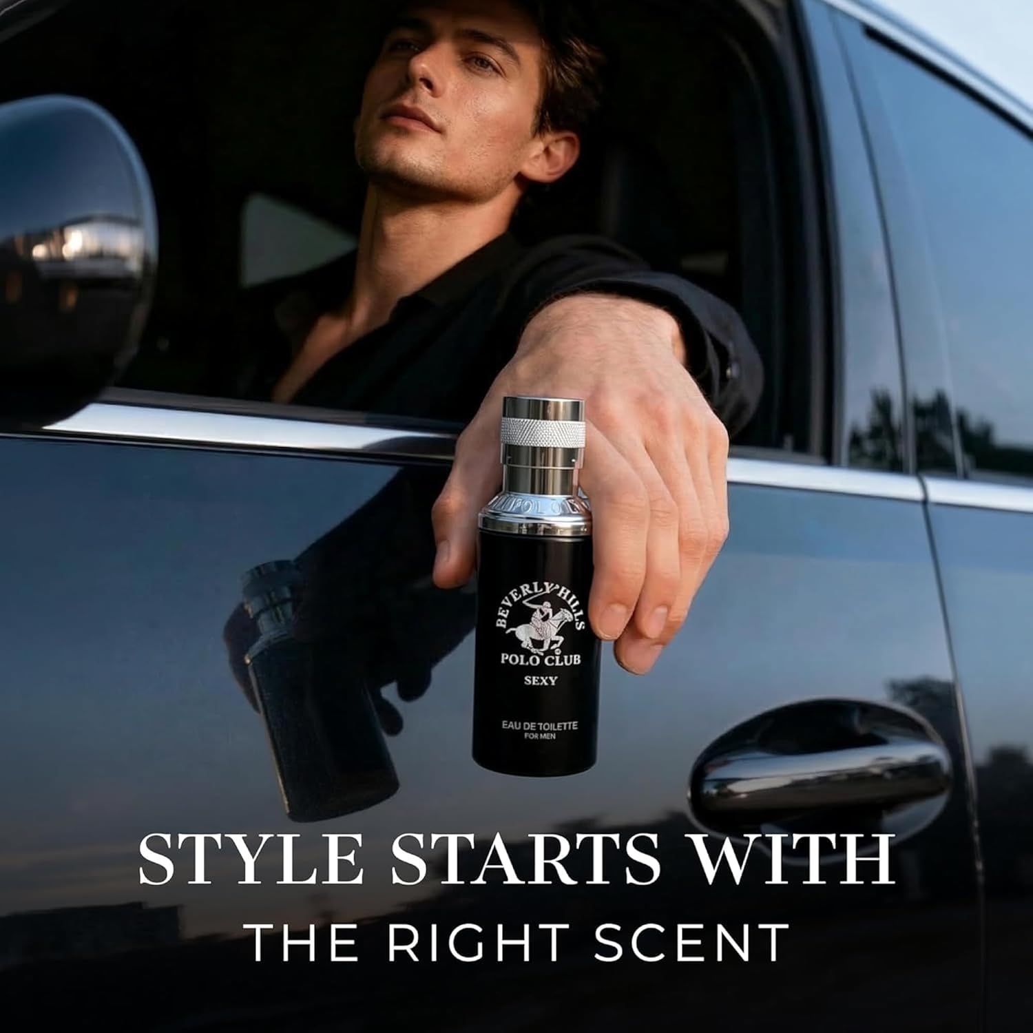Beverly Hills Polo Club Men's Fragrance Collection - 4 Premium Eau de Toilette Colognes (1oz Each) - Diverse, Long-Lasting Scents: Blaze, Sexy, Rogue & Sexy - Ideal Gift Set for Him - Image 4