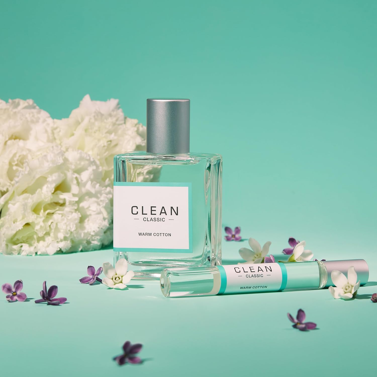 Clean Beauty Perfume Duo, Full & Travel Size, Fresh Laundry Warm Cotton Scent, Strawberry Fields Juicy Berry Notes, Layering, Giftable Fragrance Set - Image 5