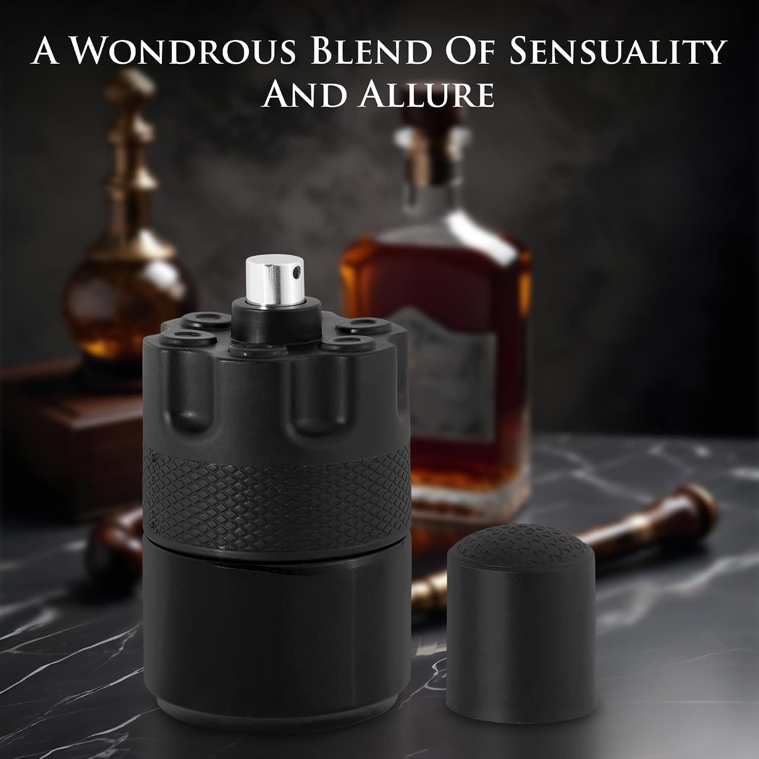 URBAN COLLECTION Azura Noir Intense Eau De Parfum for Men 3.4 fl oz – Cardamom & Earthy Notes – Bourbon Vanilla Base – Long Lasting – Elegant 100ml Bottle – Free of Paraben, Vegan & Cruelty-Free - Image 8