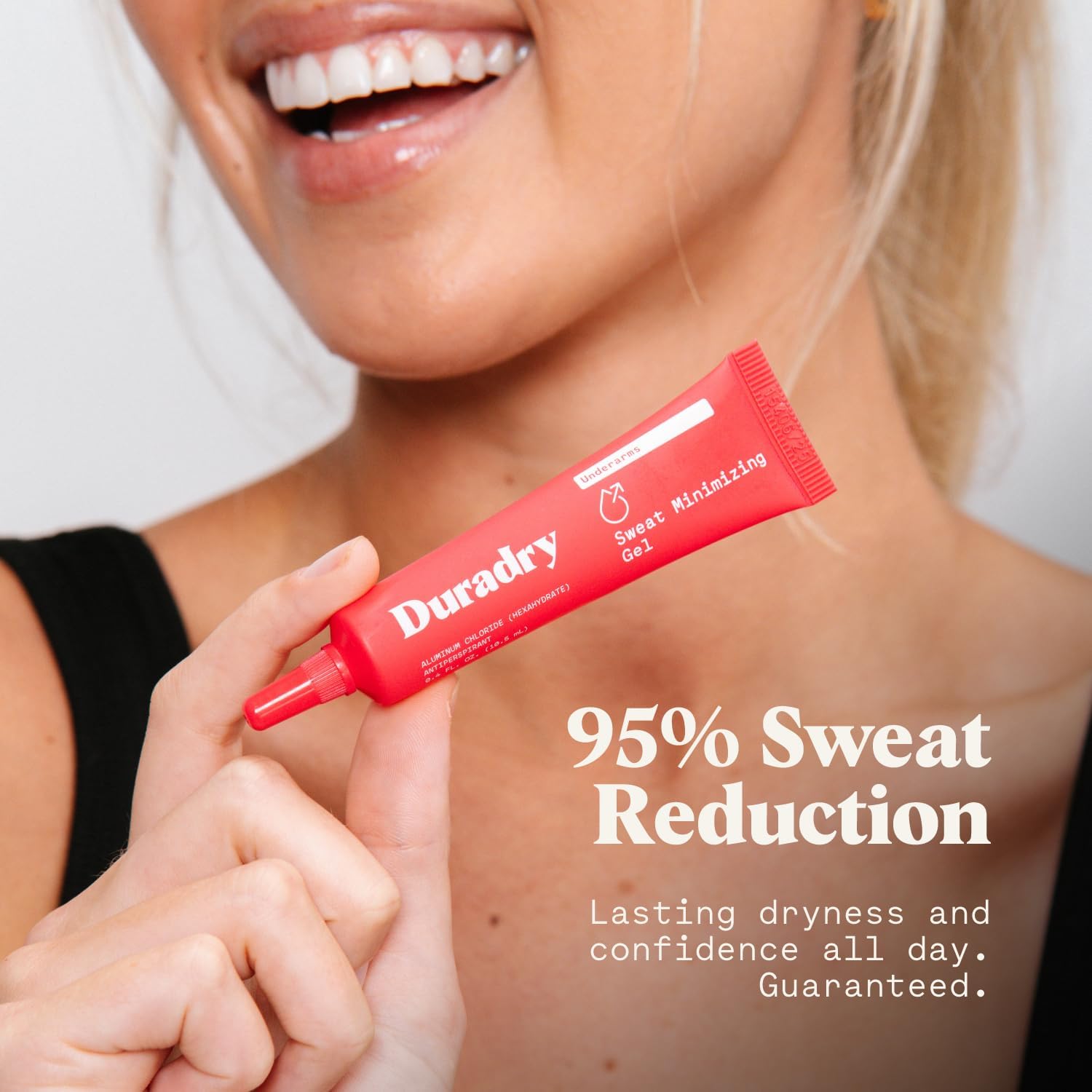 Duradry Sweat Minimizing Gel Antiperspirant for Men and Women - Prescription-Strength, Formulated for Excessive Underarm Sweating and Hyperhidrosis (0.4 Fl Oz) - Image 3