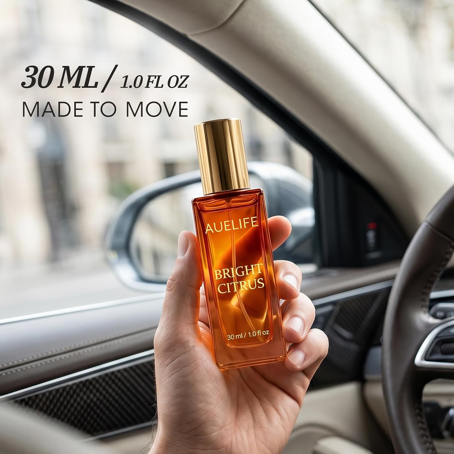 Auelife Men's Perfume Gift Set, 4x30mL Cologne, Gifts for Father, Dad & Him | Marine Musk, Woody Vetiver, Amber Tobacco & Bright Citrus Scents, Long-Lasting Alcohol-Free Perfume for Work, Dates & Travel - Image 5