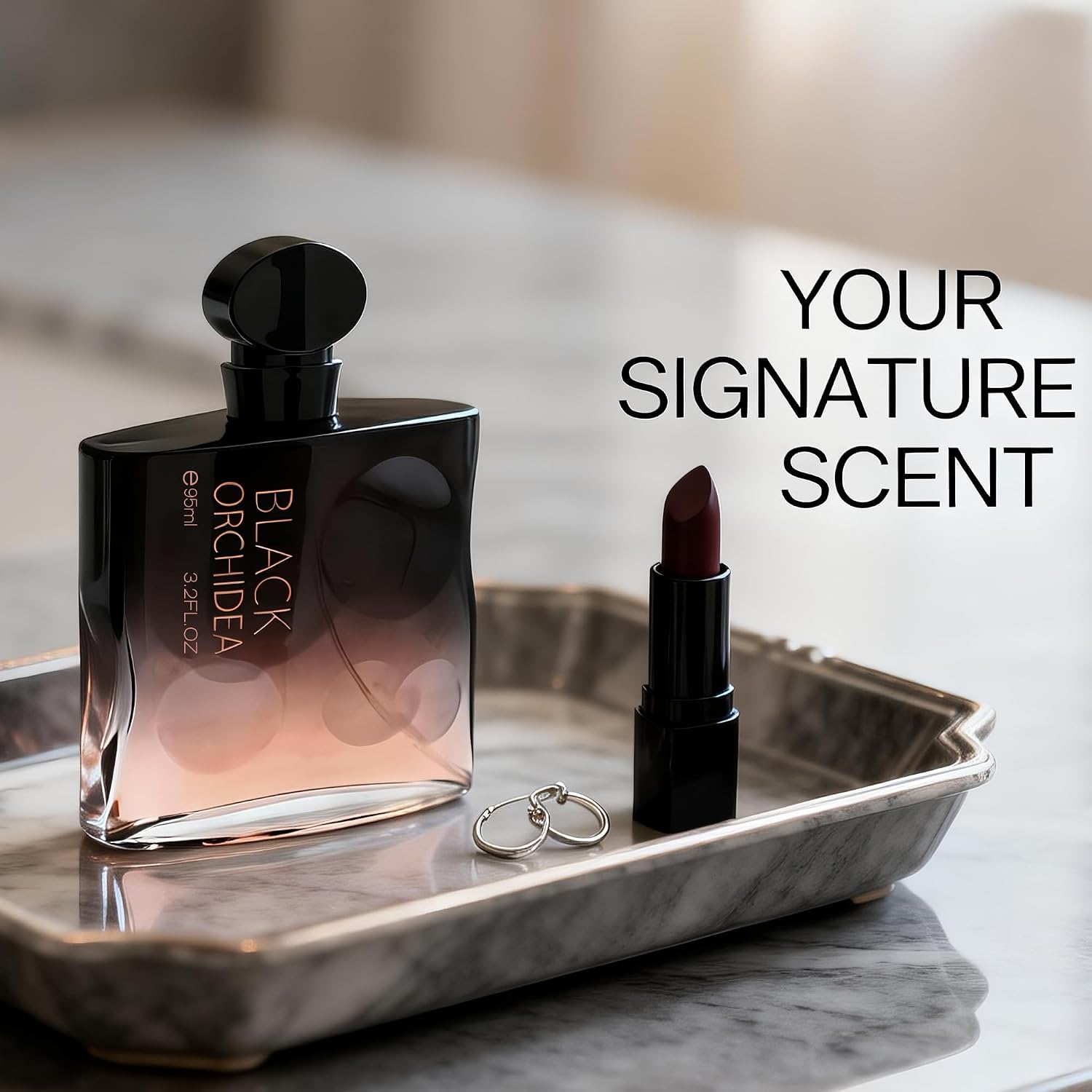 AFLUXE Black Orchid Scent Women's Perfume Eau De Parfum, Deep Floral & Exotic Fragrance, Long Lasting Elegant Women's Perfume - Image 6