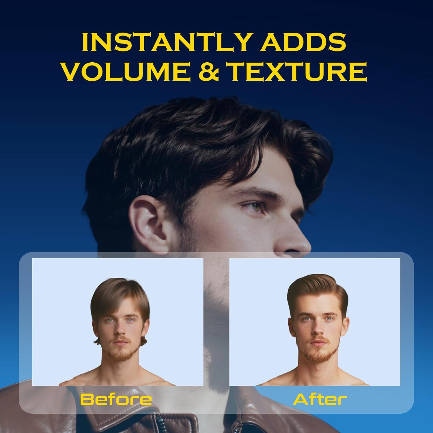 THEMANCODE Texture Powder for Men, Lightweight Hair Styling Powder Adds Volume and Texture for a Natural Look, Best for Short to Medium Hair, Gifts for Men and Teen Boys, 30 g - Image 2