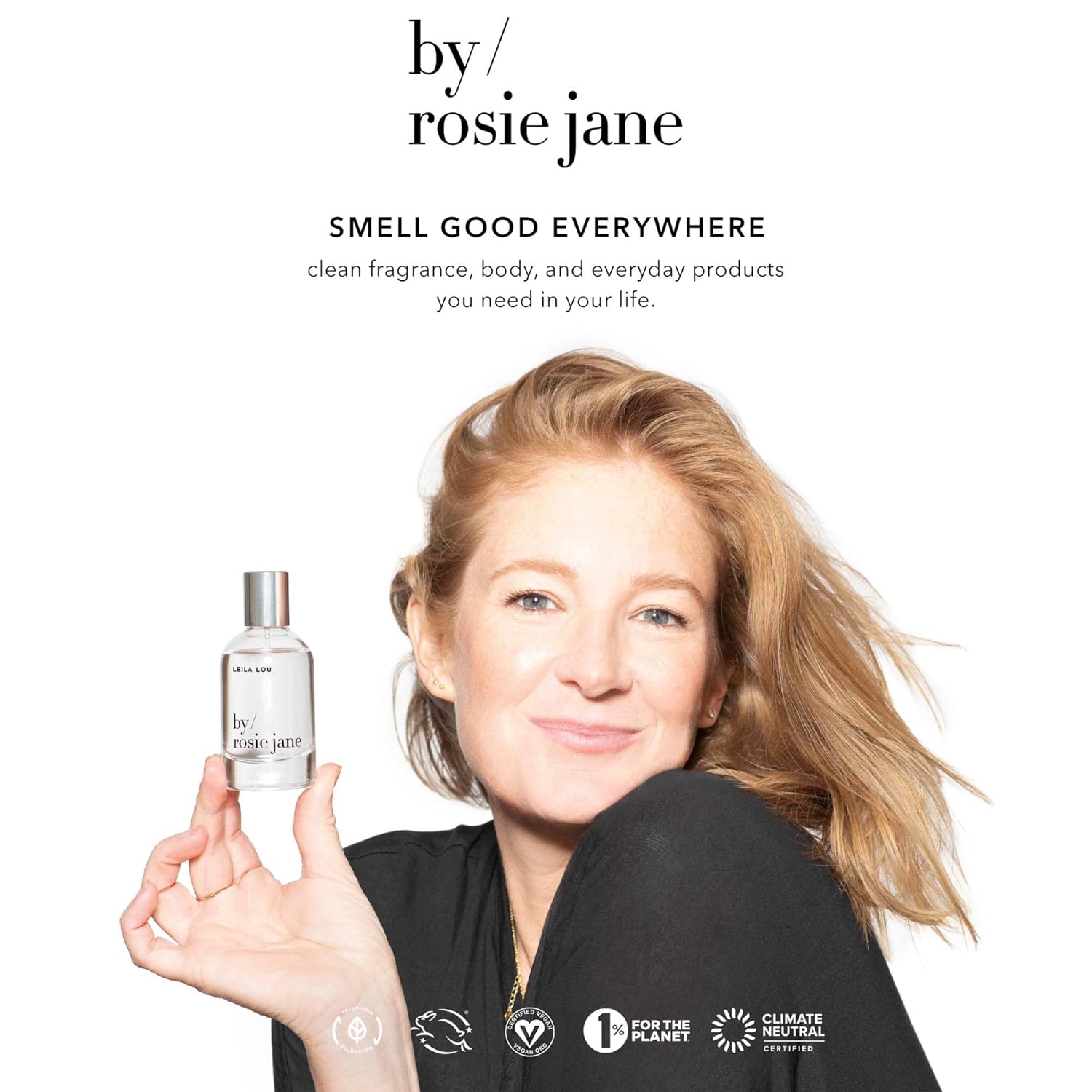 By Rosie Jane Eau De Parfum Spray (Rosie) - Clean Perfume for Women - Non-Toxic Body Mist with Notes of White Musk & Sweet Rose - Paraben, Sulfate & Phthalate Free (50ml) - Image 7