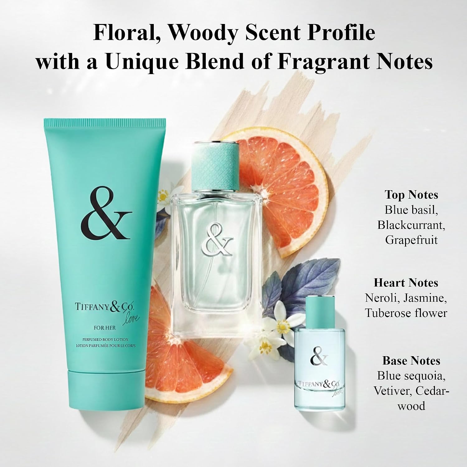 Tiffany & Co. Love Perfume Gift Set for Women 3oz EDP Spray, 0.17oz EDP Spray, 3.3oz Body Lotion - Image 6