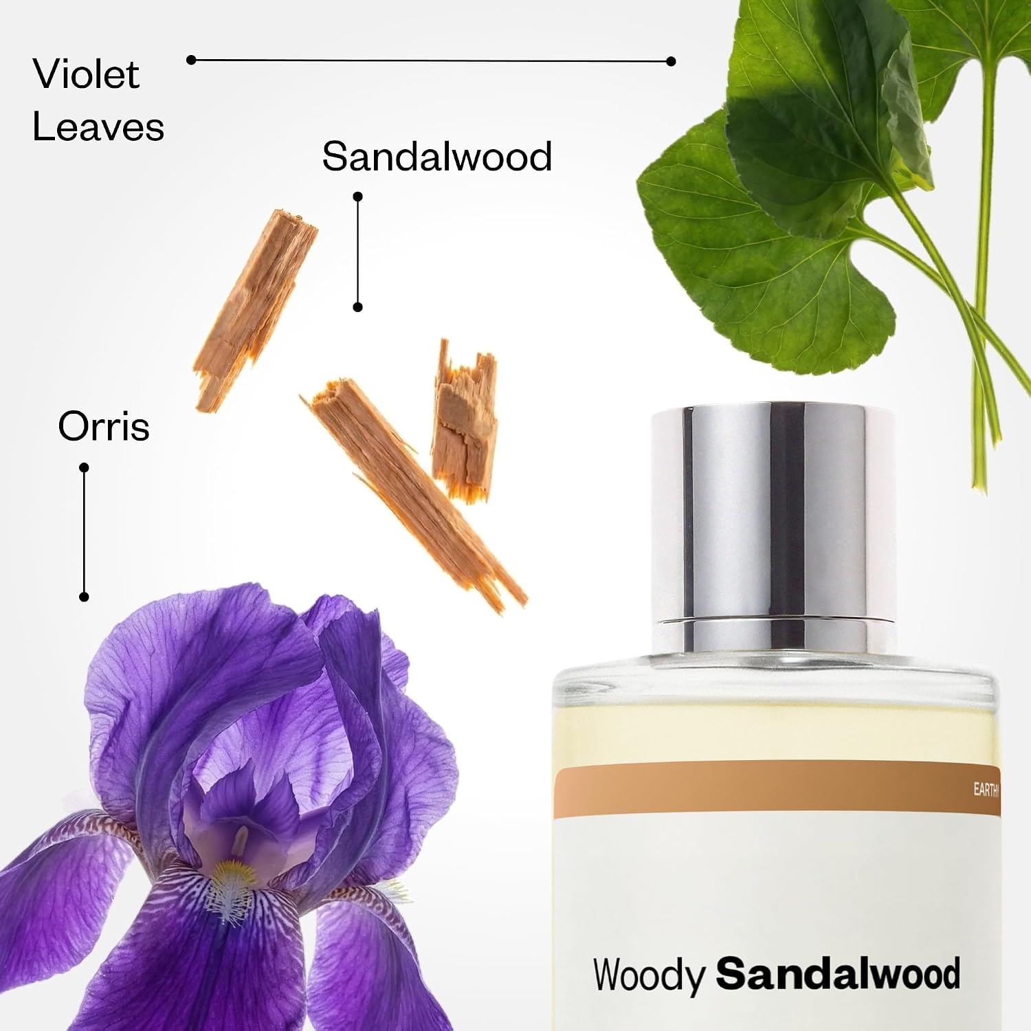 Dossier - Woody Sandalwood - Eau de Parfum - Inspired by Santal 33 - Long-Lasting Fragrance - Unisex - 3.4 fl oz (100ml) - Image 3