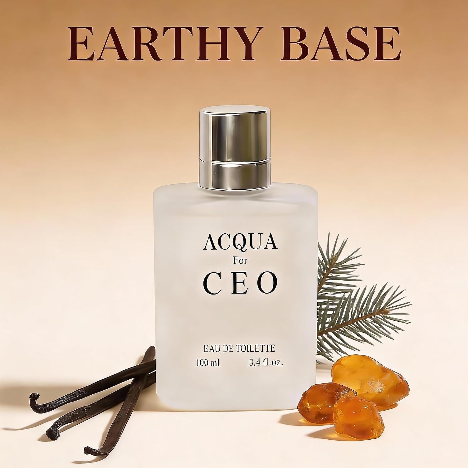 A CENTER Men's Cologne Gift Set 4 Pack(Aqua Deep Blue,Priv,CEO,Black CEO) - 3.4 Fl Oz Each | Vanilla Woody & Citrus & Amber Floral Fragrance | Luxury Eau de Toilette - Image 6