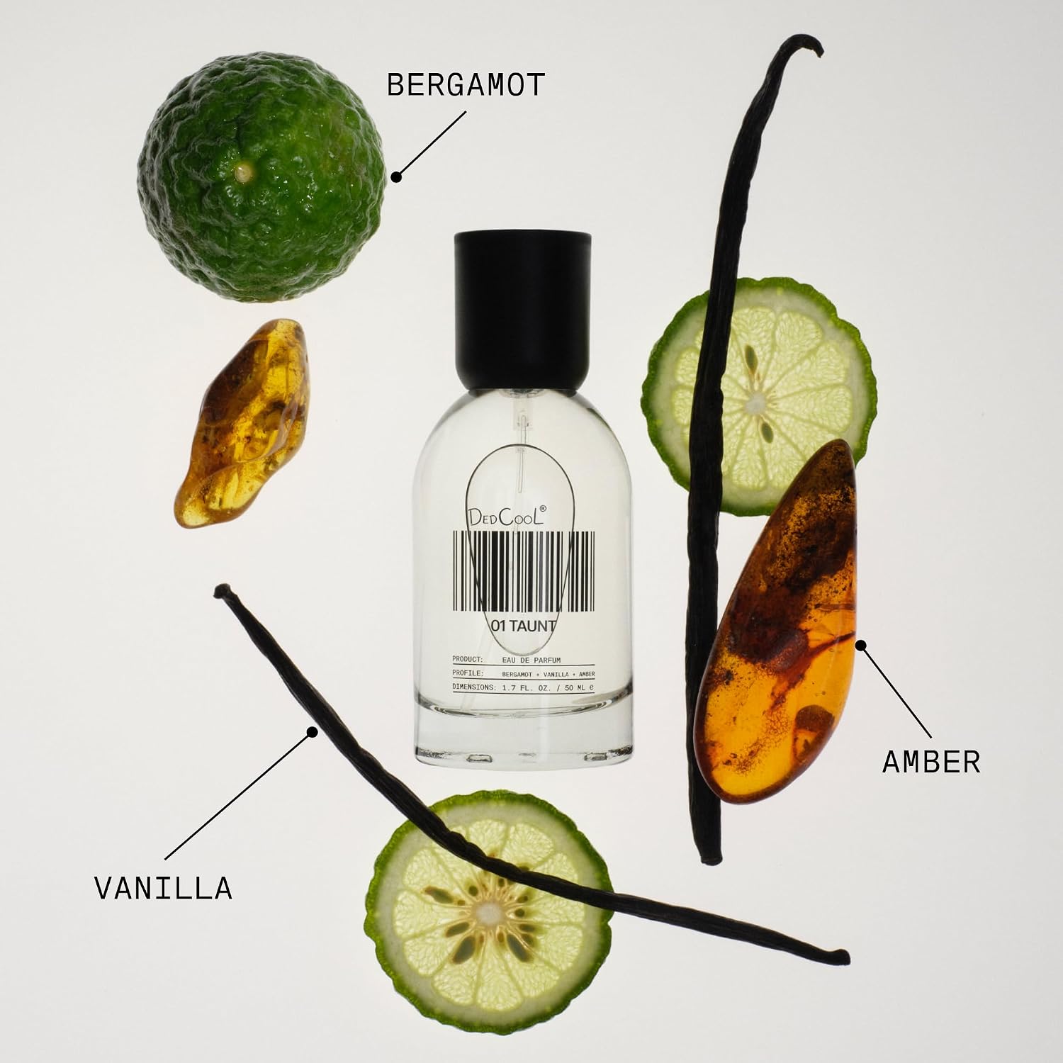 DedCool Eau de Parfum | 01 Taunt | Bergamot, Vanilla & Amber | Clean Unisex Fragrance | Non-Toxic, Vegan | Travel Size Perfume, 15 mL - Image 5