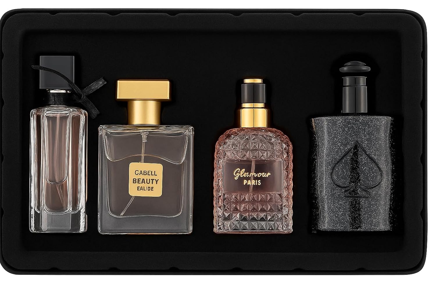 Flower Stories Women's Perfume Set: 4 floral and fruity fragrances in a gift box, 105ml total (3.5oz). Perfect for gifting or personal use, elegant and timeless scents for any occasions