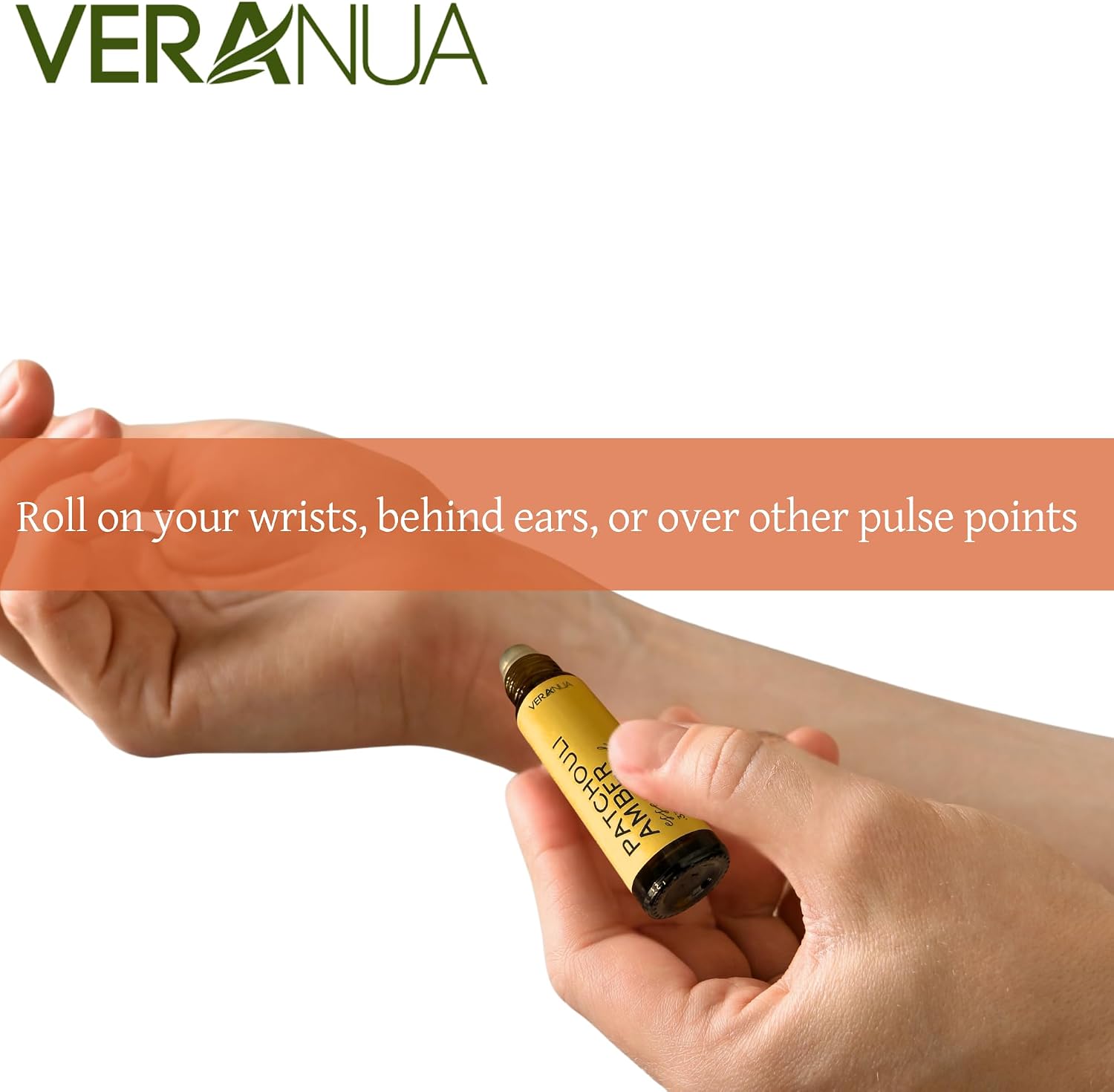 Amber Patchouli Perfume Oil Roll On Bottle - Alcohol Free for Men & Women, Warm, Earthy & Exotic Aroma Essence Blend - Image 2