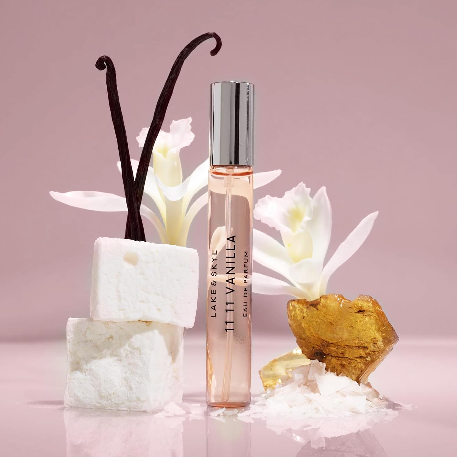 Lake & Skye 11 11 Vanilla Eau de Parfum Travel Spray 15mL - Vanilla, Cashmere, Dreamy, Crème, Skin Musk, Clean, Vegan, Paraben-Free, Cruelty-Free - Image 3