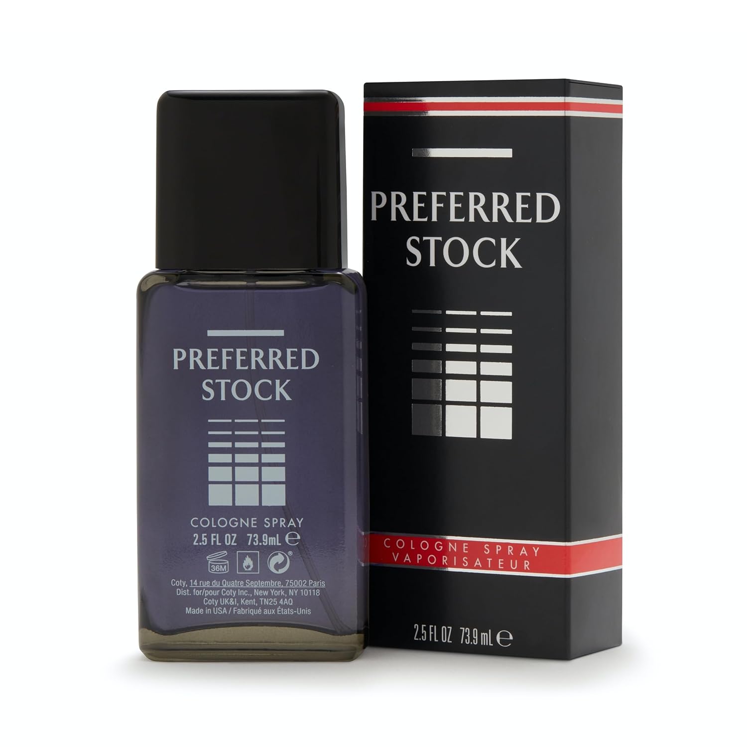 Stetson Preferred Stock - Cologne Spray for Men - Leathery, Woody, and Casual Aroma with Fragrance Notes of Cypress, Balsam Fir, and Sandalwood - 2.5 Fl Oz