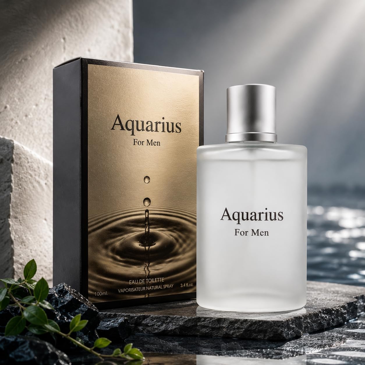 Fresh Everyday Collection for Men – 3 Piece Cologne Gift Set with Aquarius Blue, Aquarius Pour Homme & Azure Noir – Long Lasting Fresh Men’s Fragrance Set - Image 7
