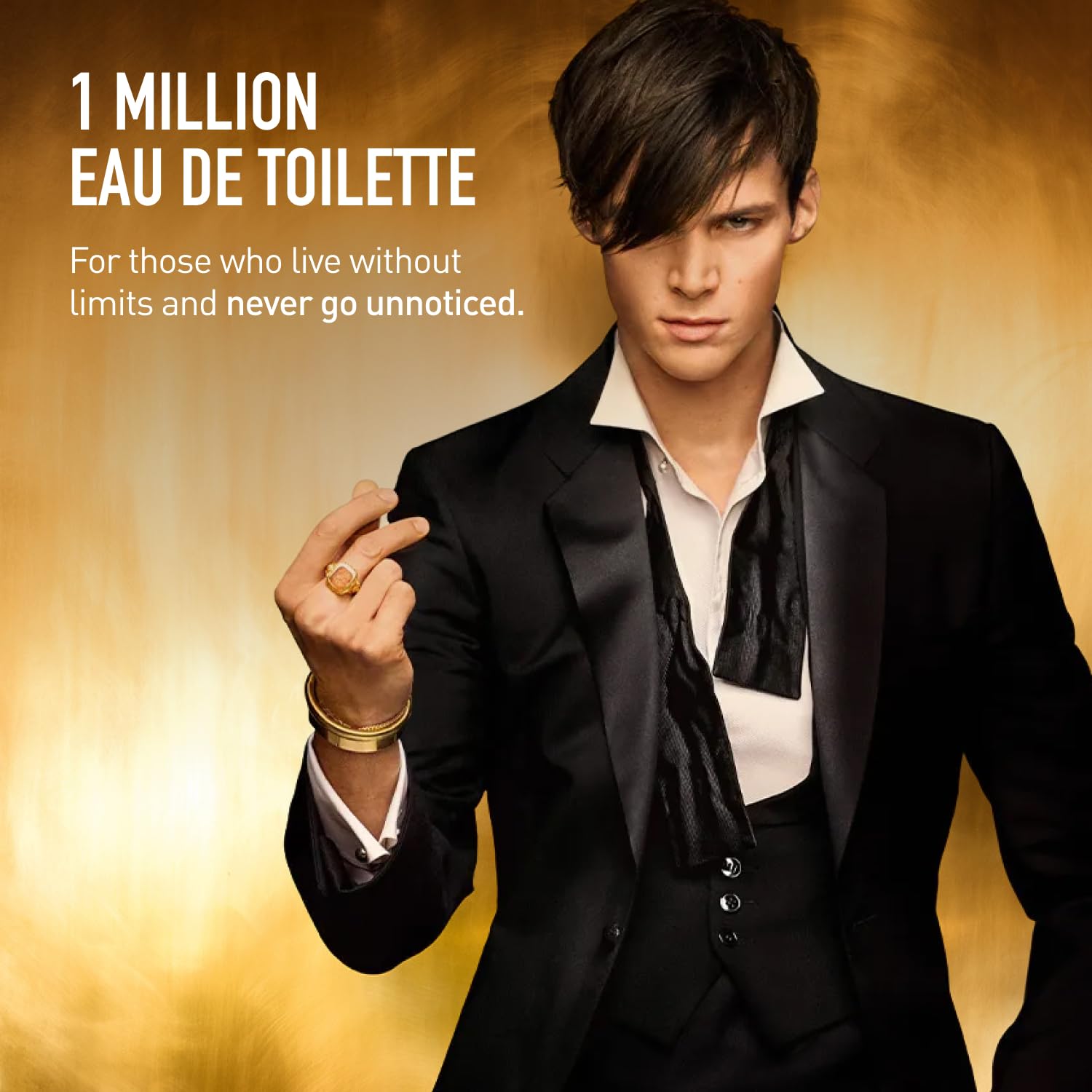 Rabanne 1 Million Eau de Toilette - Long Lasting Designer Fragrance for Men with Mandarin, Cinnamon & Amber - Luxury Men's Perfume Spray - Image 5