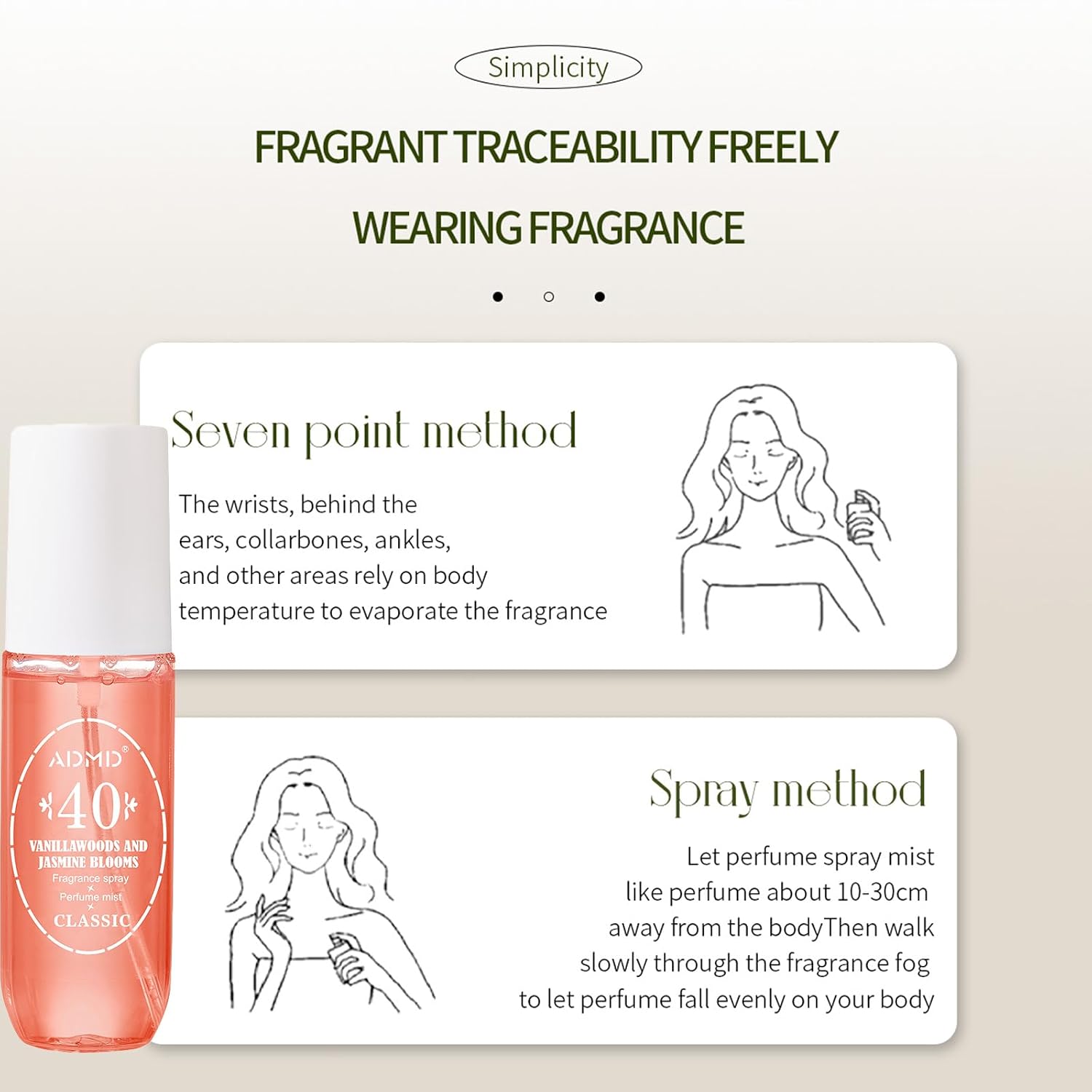 ADMD Sweet Romantic Perfume for Women, Floral Fantasy Eau de Toilette – Long-Lasting Fresh Fragrance, Giftable Travel Spray, 90ml/3.0 floz 40# - Image 6