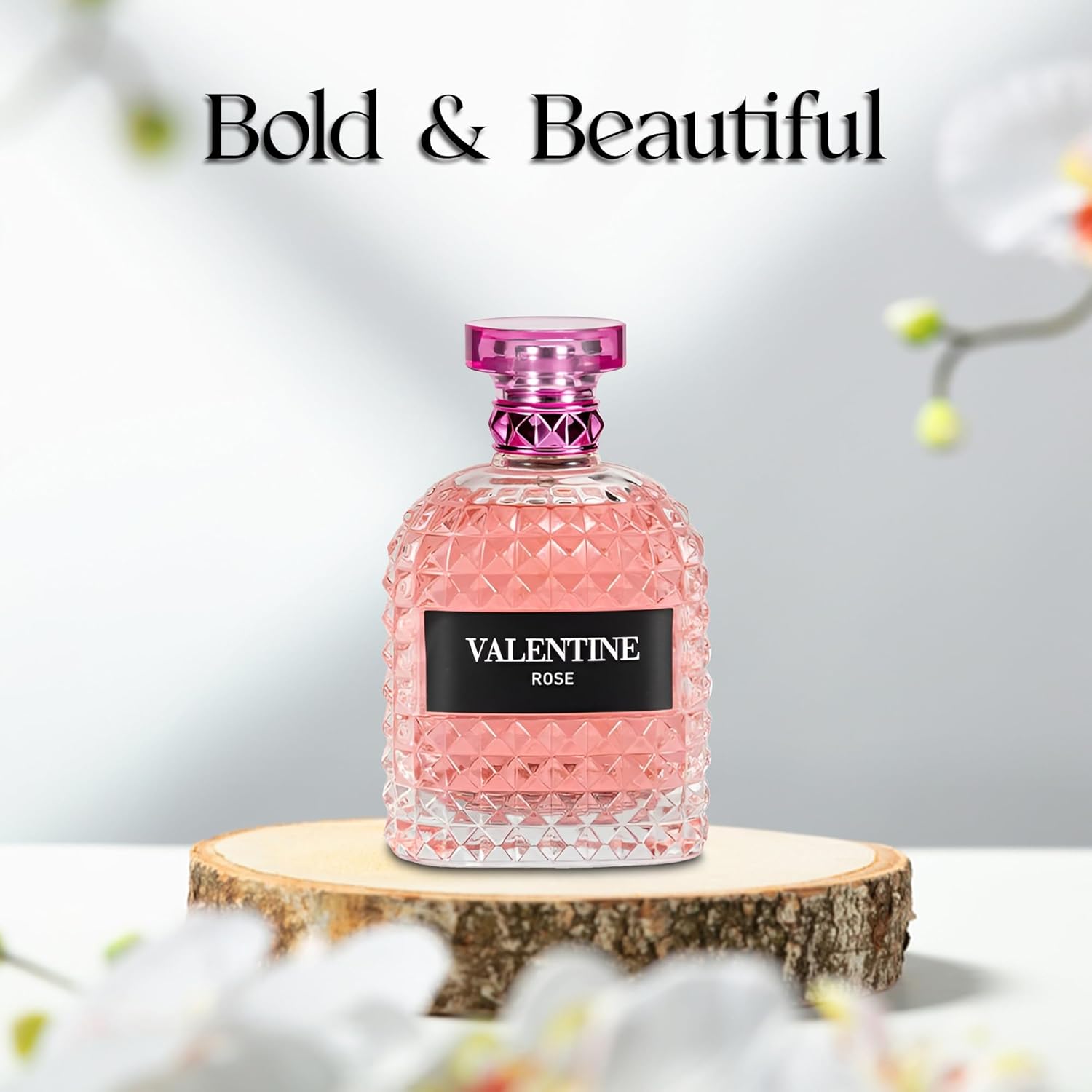 A CENTER 4PCS Perfume Set for Women - Floral Fragrance Gift Set with Vanilla,Sweet Fruity, Eau De Parfume| 3.4 Fl Oz Each Women's Cologne(Valentine Milano/Rose/Pink,Valuable,) - Image 4