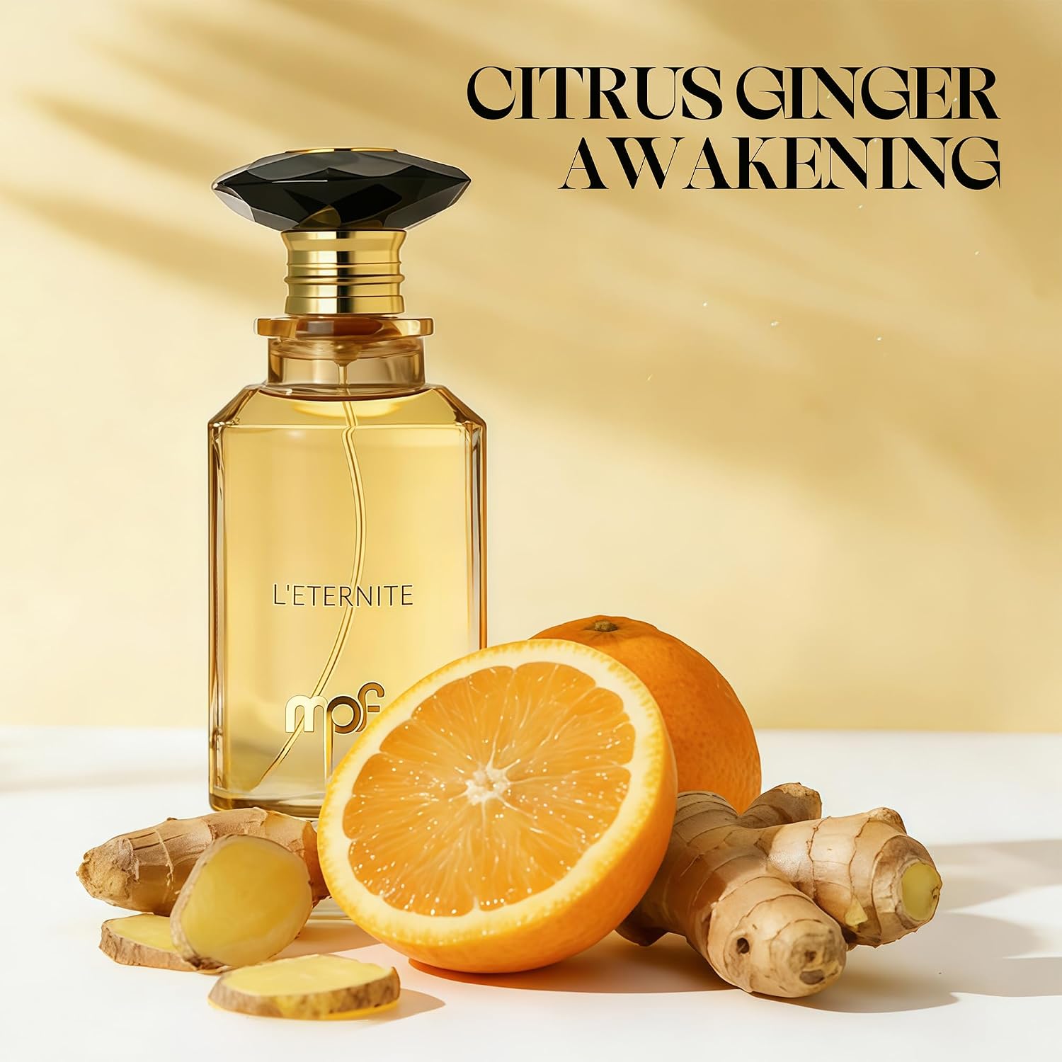 A CENTER L'Éternité Unisex Timeless Cologne Eau de Parfum 100ml Mandarin Ginger Amber Fragrance Long Lasting Floral Leather Scent Luxury Unisex Gift for Women and Men - Image 3