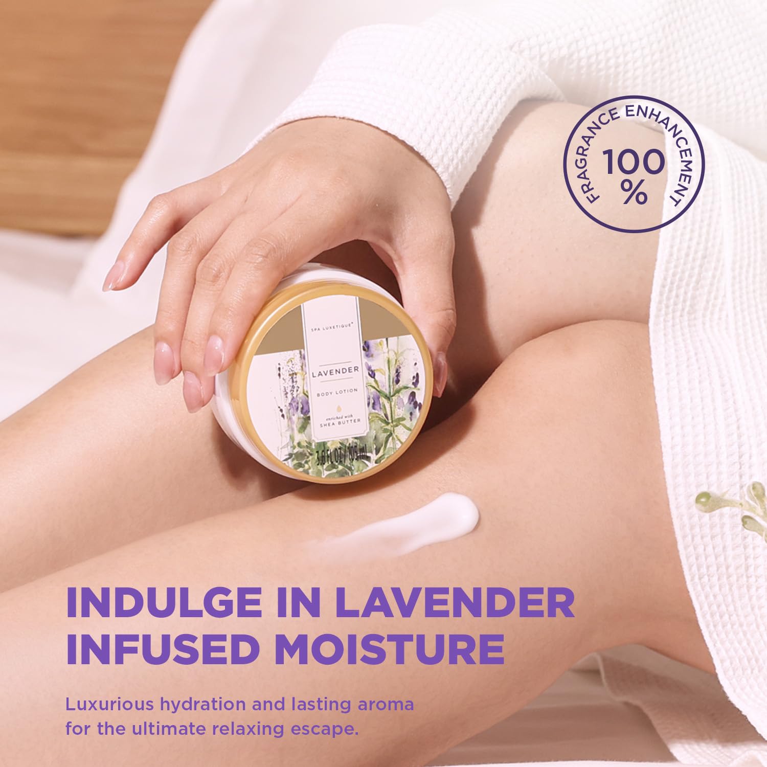 Spa Luxetique Gifts for Women Lavender Gift Baskets for Women 15pcs Bath and Body Work Gift Set With Tote Bag Bath Sets for Women Mothers Day Gifts for Her - Image 6