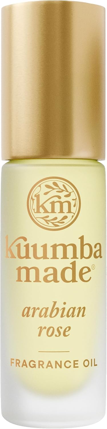 Kuumba Made Arabian Rose Fragrance Oil, Long-Lasting Scented Oil Perfume Roller, Vegan, Alcohol-Free, 0.15 Fl Oz