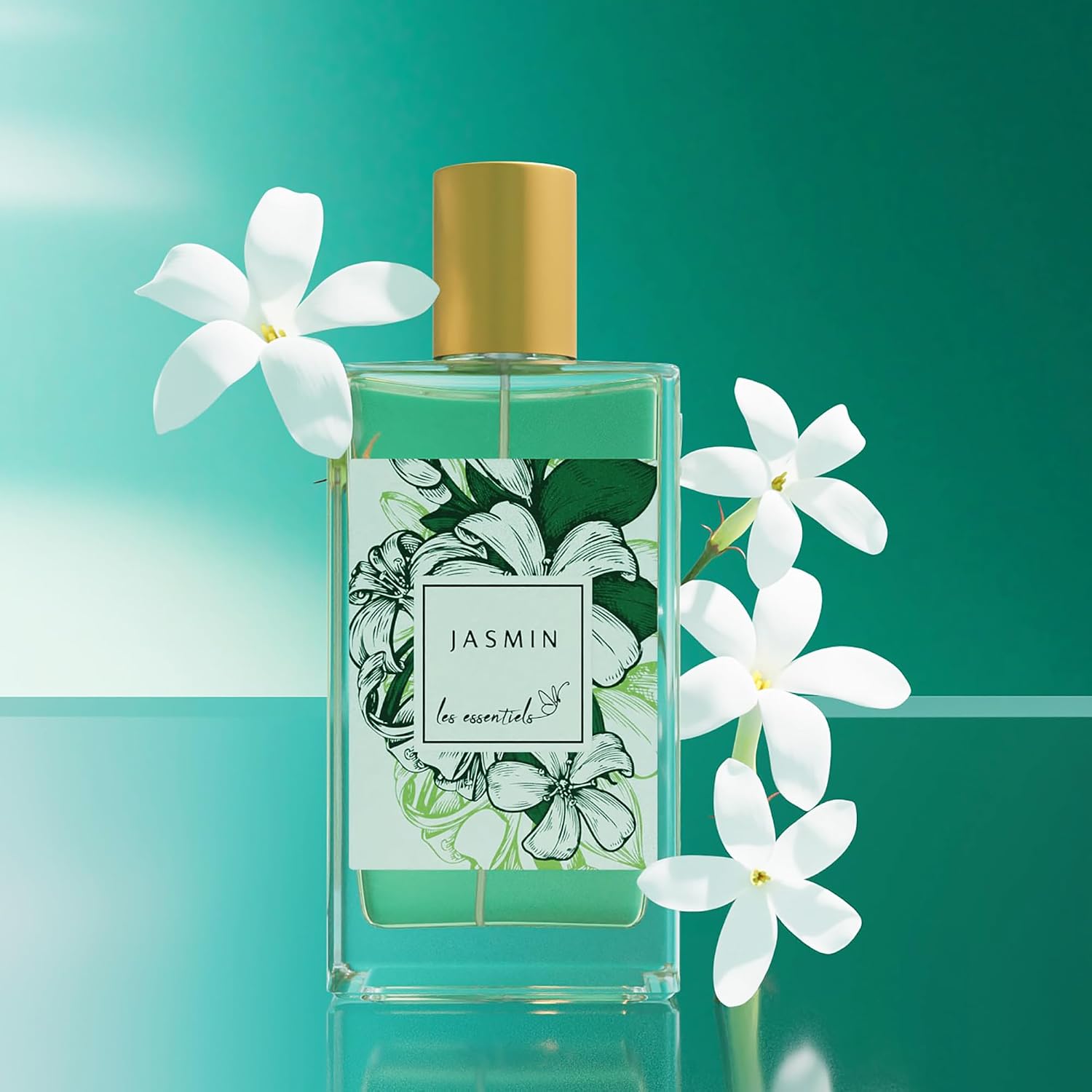 Les Essentiels Jasmin - Perfume for Women - Floral Fragrance - Vanilla Perfume with Jasmine, Marine Notes, and Green Notes - 2.7 oz - Image 4