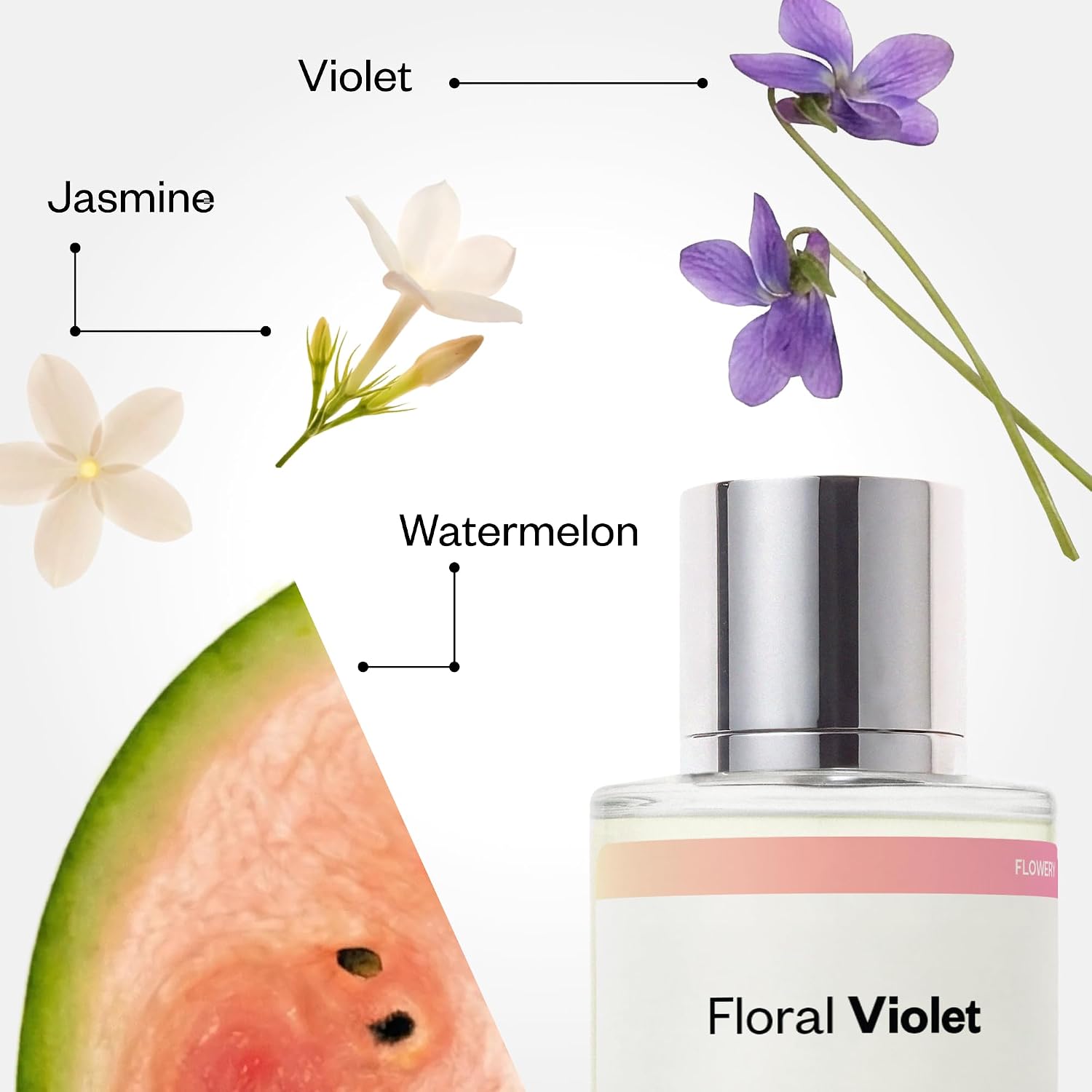Dossier - Floral Violet - Eau de Parfum - Inspired by Daisy - Long-Lasting Fragrance - Feminine - 1.7 fl oz (50ml) - Image 3
