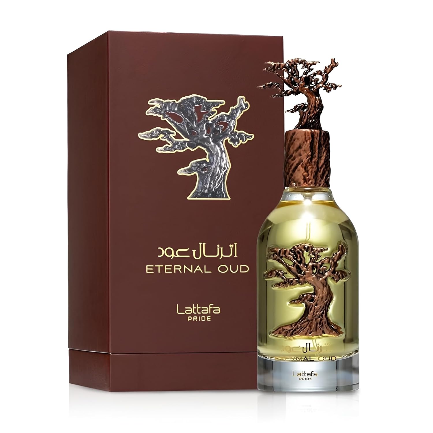 Lattafa Eternal Oud Eau De Parfum Spray, 3,4 Ounce (Unisex) - Image 2
