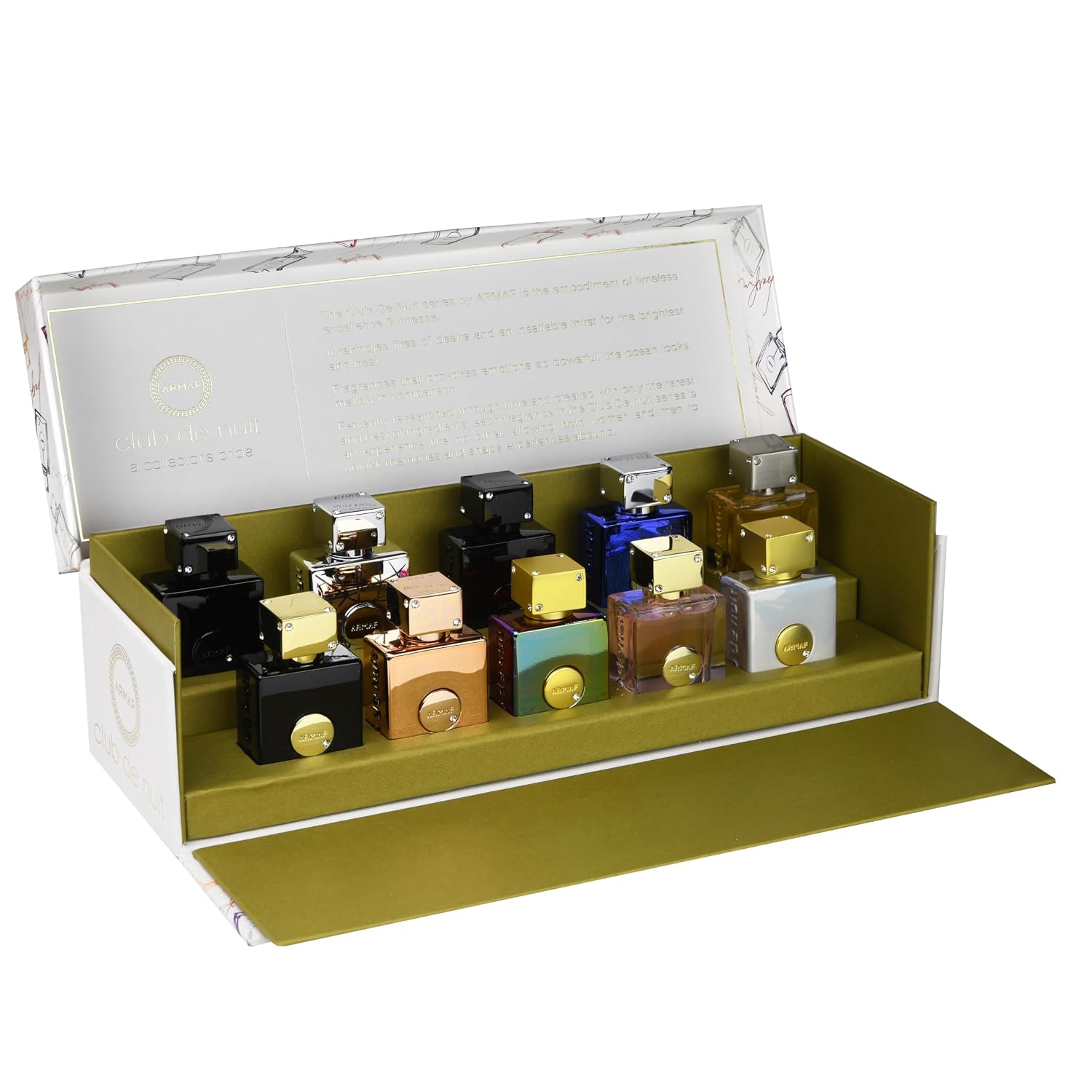 Armaf Club De Nuit Parfum MINI 10 Piece 0.17 oz Each - Club De Nuit Intense Man, Sillage, Urban Man Elixir, Iconic, Club De Nuit Women, Milestone, Untold, Imperiale, For Men & Women - Image 4