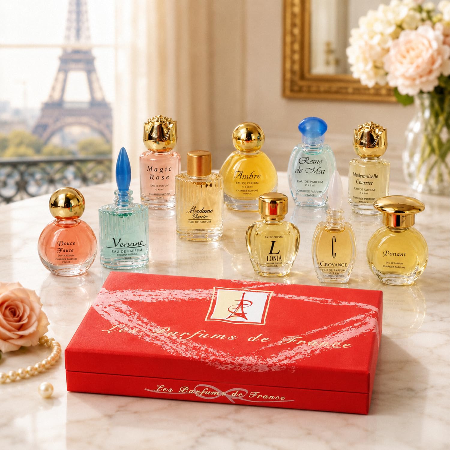 Charrier Parfums 10 Eaux de Parfum Luxurious Gift Box - Made in Provence, France - 57.8 ml - Image 9