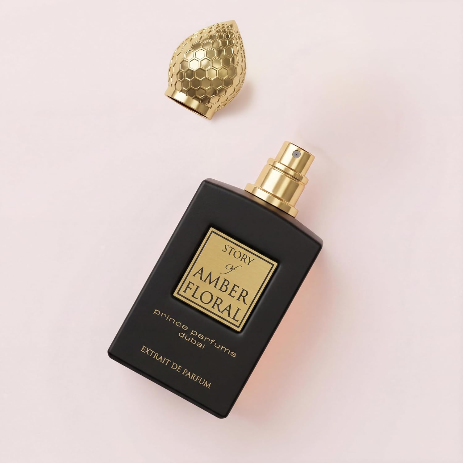 The Story of Amber Floral by Prince Parfums Dubai - 3.4 Ounces Women's Extrait de Parfum - Enchanting Essence of White Florals, Jasmine, & Bulgarian Rose - Luxurious Vanilla & Sandalwood Symphony - Image 7