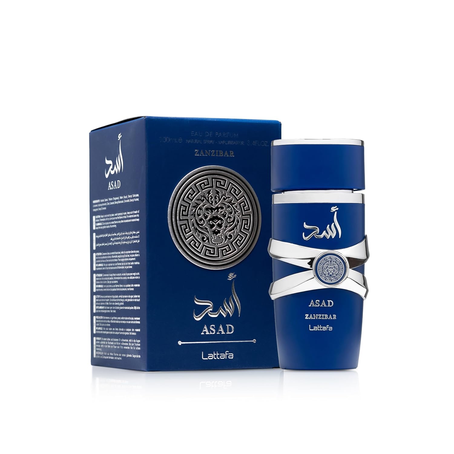 Lattafa Asad Zanzibar - Fresh, Spicy, Vanilla, Coconut - Eau de Parfum Long-Lasting Fragrance for Men, 3.40 Ounce / 100 ml - Image 3