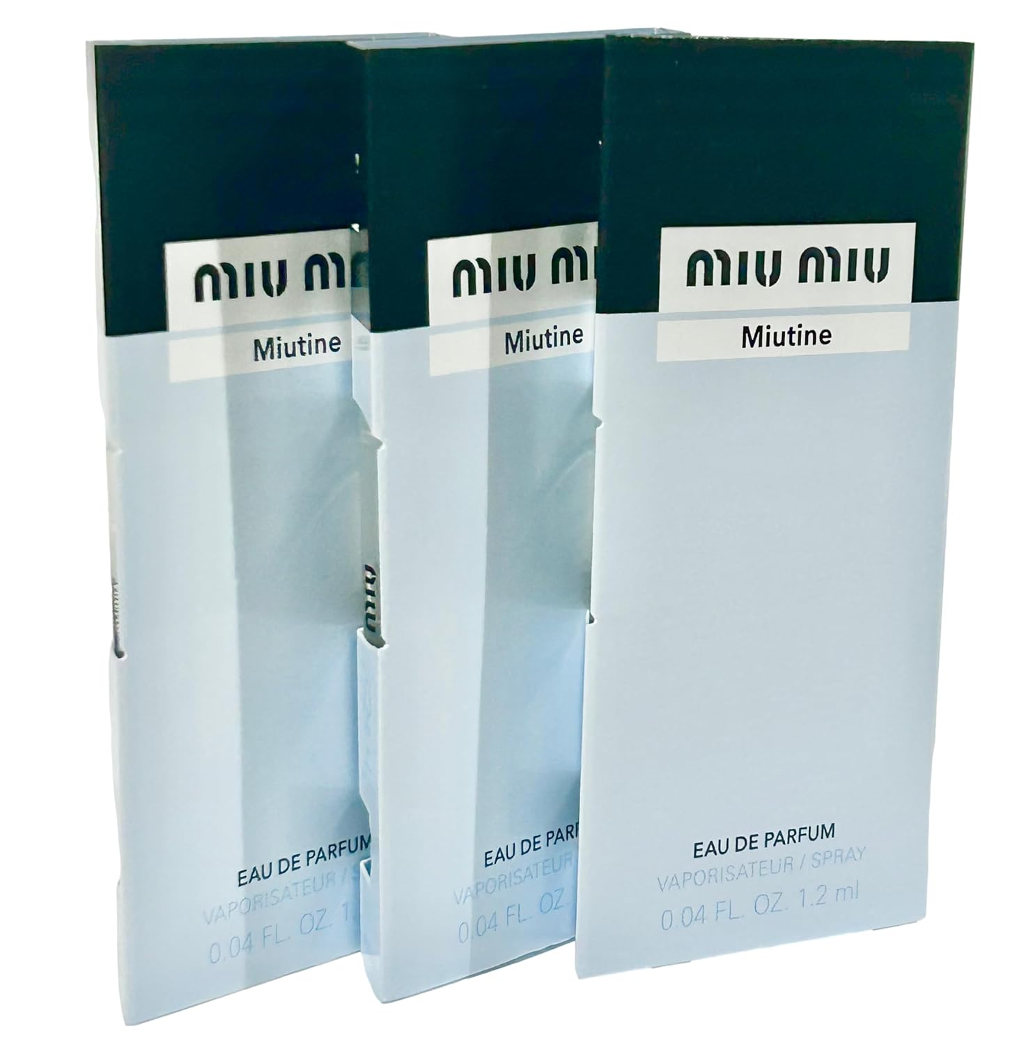 Miu Miu MIUTINE Women Sample Perfume EDP 1.2 ml / 0.04 oz (NOTE Vials are samples not filled to capacity by manufacturer beaware) - set of 3-9162 - Image 5