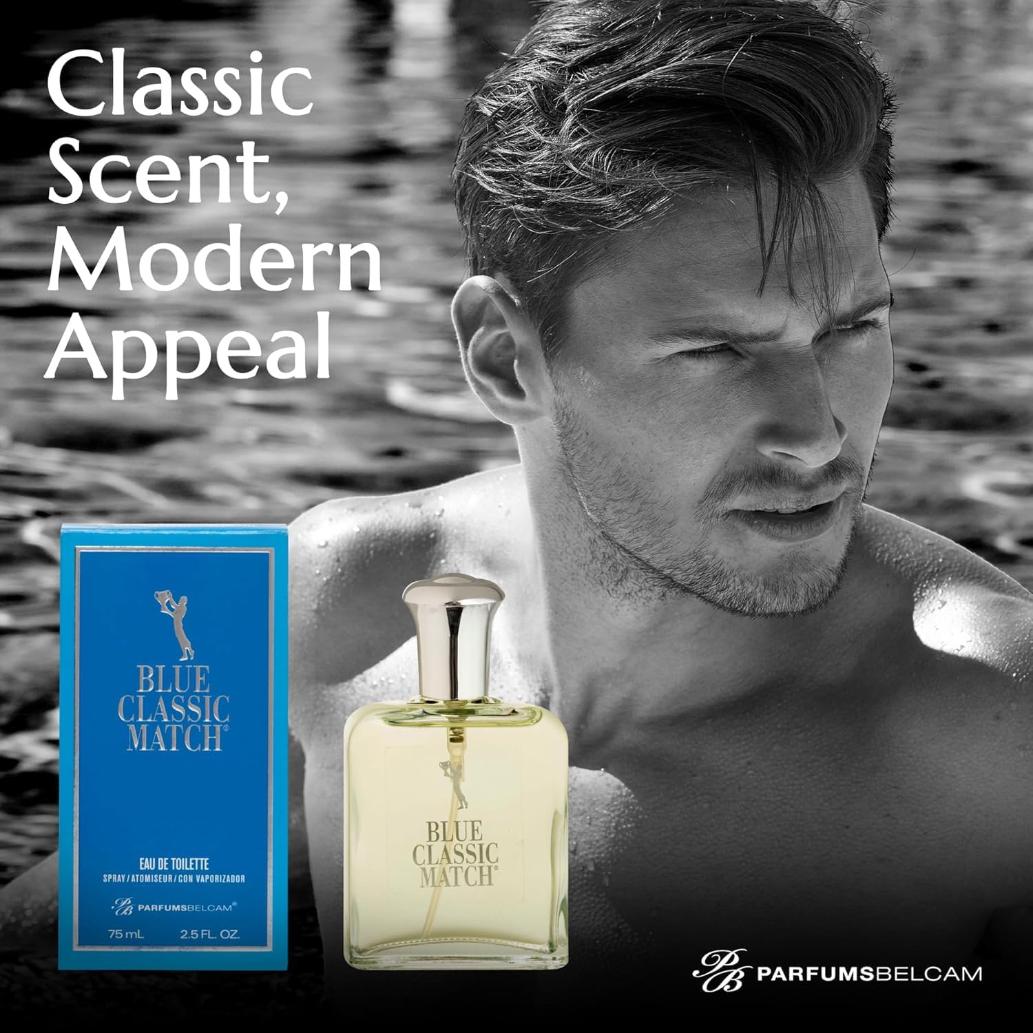 PB ParfumsBelcam CM Deep Blue Eau de Toilette Spray for Men – Fresh Aquatic Citrus Cologne with Bergamot, Marine Notes & Musk – Clean Masculine Scent, Affordable Everyday Cologne, 2.5 Fl Oz - Image 6