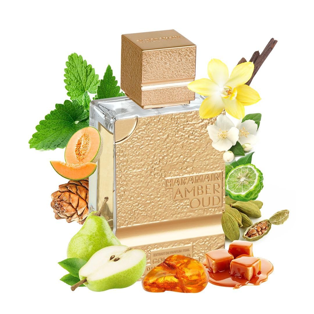 Amber Oud Gold 999.9 - Dubai Edition by Al Haramain for Women - 3.33 oz Extrait De Parfum Spray - Image 2