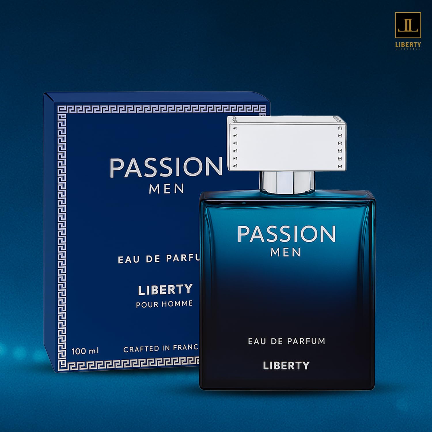 Liberty Luxury Passion Eau De Parfum for Men, Long Lasting Bold Spicy Scent Designed in France, Masculine Cologne That Draws Compliments, Perfume for mens, men's fragrances, Gift for Him 100ml 3.4Oz - Image 9