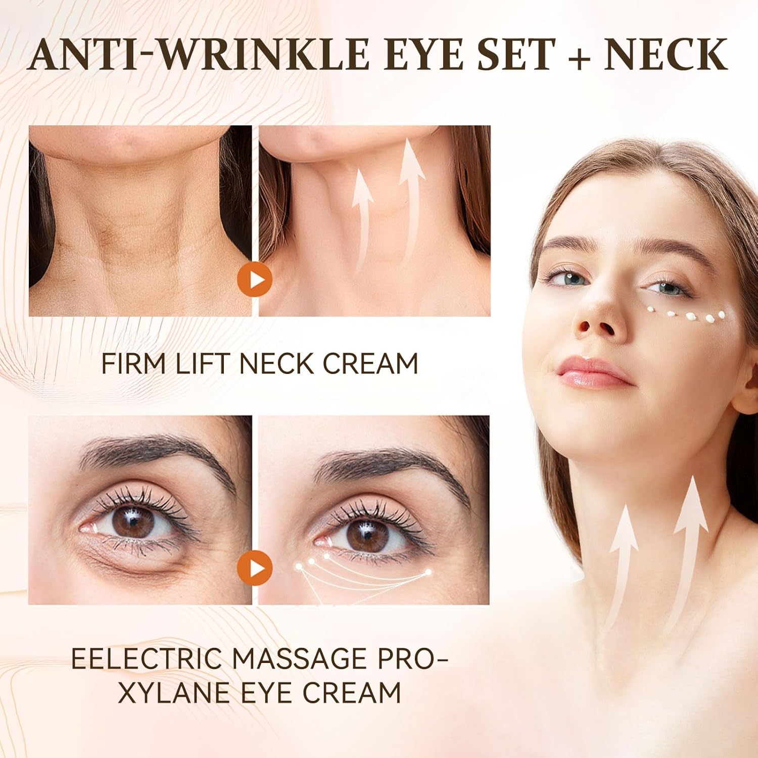 Ycz Neck-Eye Care Set - 5.99 Fl Oz Anti-Aging & Firming Treatment for Eye & Neck, Deep Moisturizing Formula with Revitalizing Ingredients | Suitable for All Skin Types A Gift Made for Family - Image 6