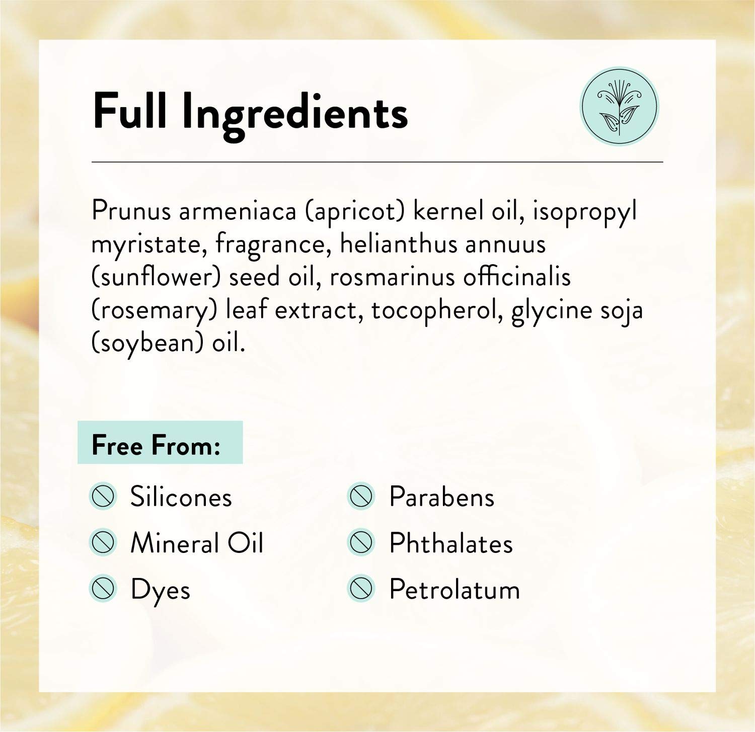 J.R. Watkins Natural Hydrating Body Oil Mist, Lemon Cream, Moisturizing Body Oil Spray for Glowing Skin, USA Made and Cruelty Free, 6 fl oz, Single - Image 7