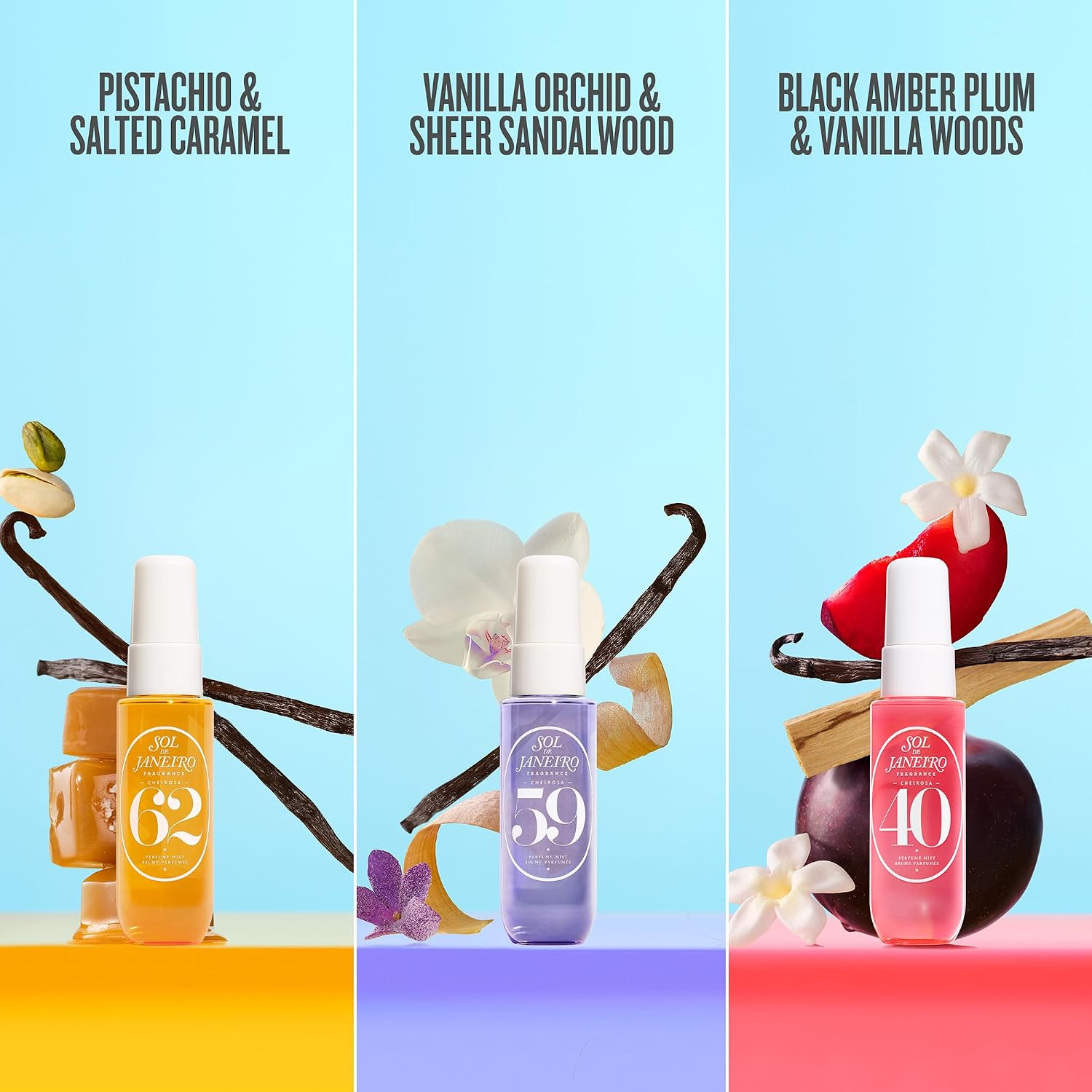 Sol de Janeiro Cheirosa Perfume Mist Discovery Set | Includes Cheirosa 62, 40, and 59 | 3 x 1 fl oz. Beauty Minis - Image 4