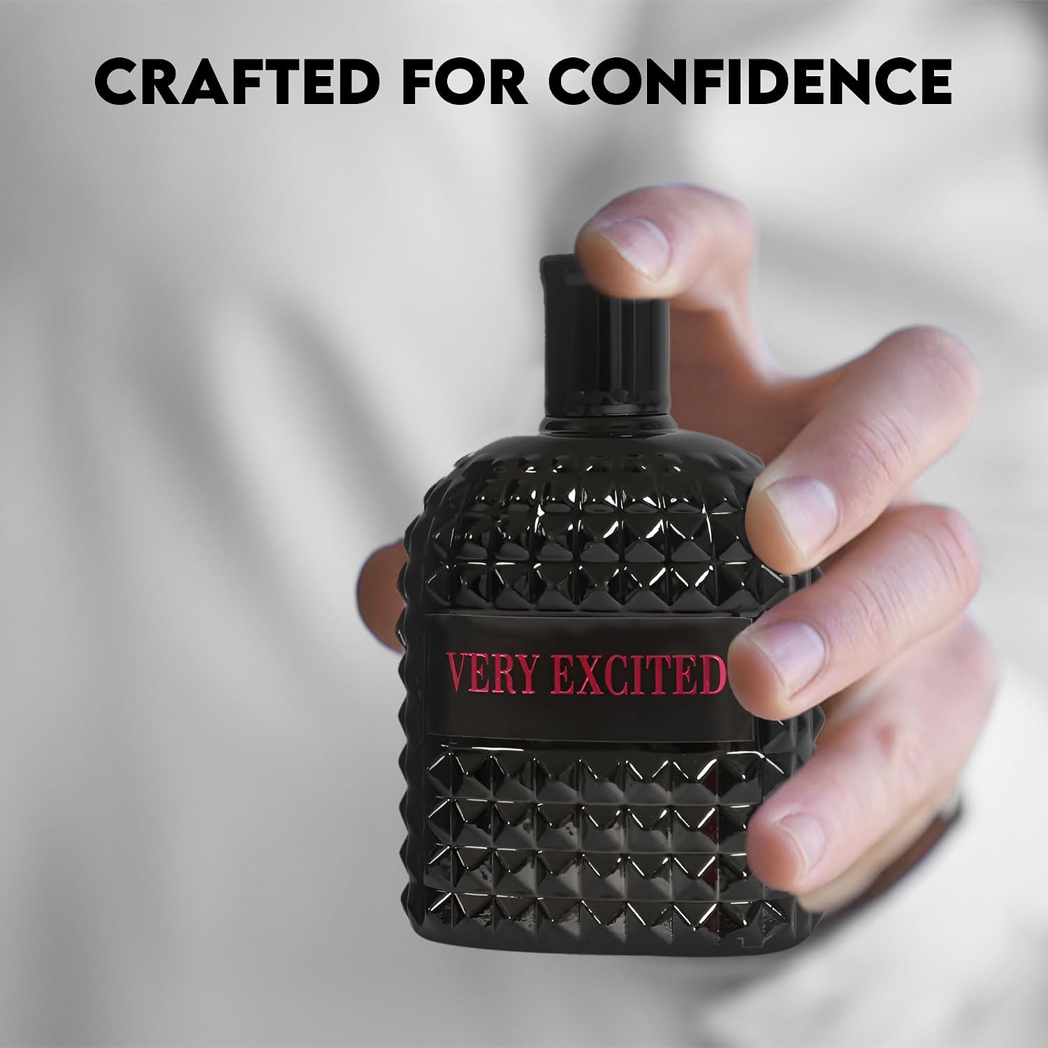 AFLUXE Very Excited Sensual Woody Fragrance for Men | Long Lasting Cologne Aromatic Scent, Eau de Parfum Natural Spray - Great Holiday Gift, 3.4 Fl Oz/100 Ml - Image 5
