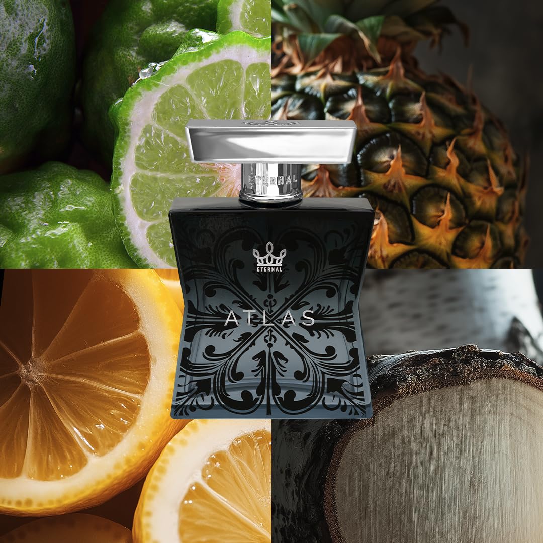 Eternal Fragrance - Eternal Atlas - Inspired by Iconic Men's Cologne - 3.4 oz (100ml) - Eau de Parfum - Long-lasting - Vegan - Clean Ingredients - Cologne for Men - 2000 sprays per bottle - Image 9
