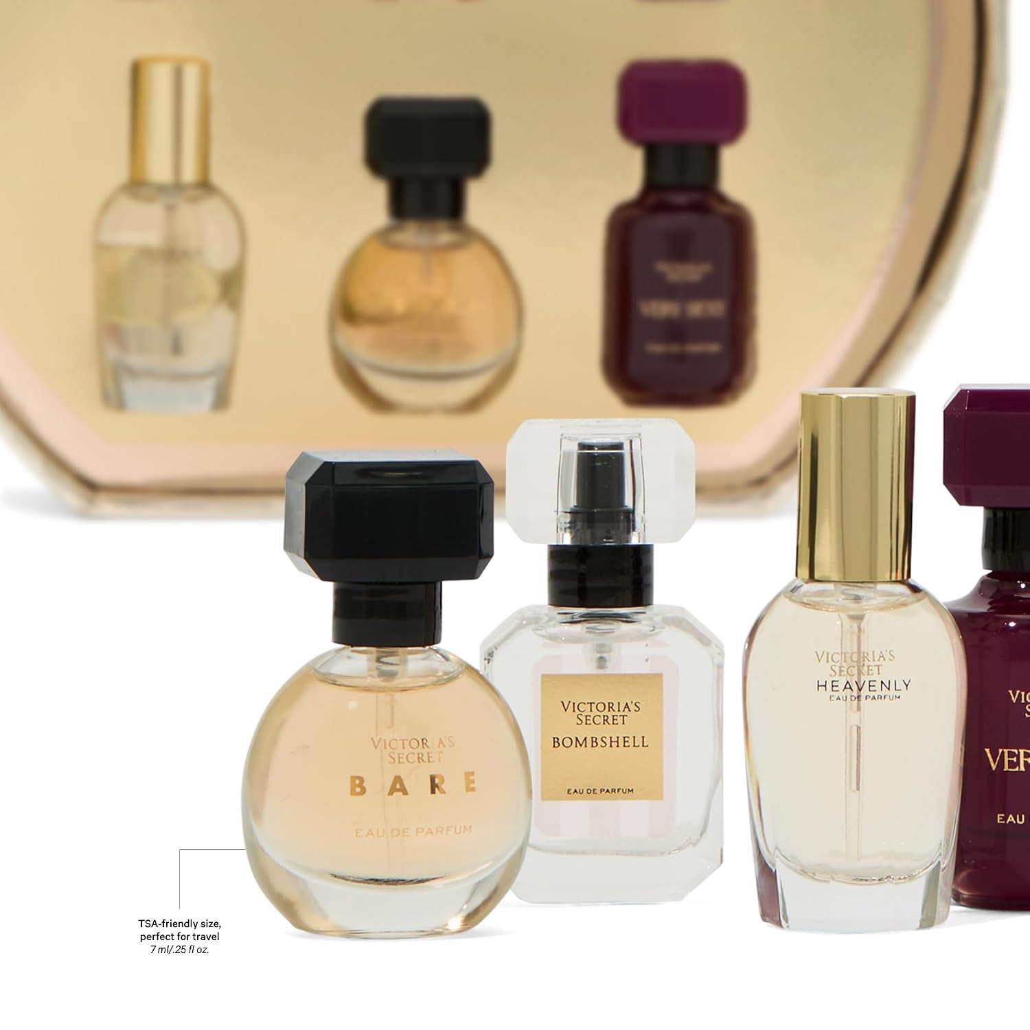 Victoria's Secret Mini Eau de Parfum Discovery Gift Set: Bombshell, Bombshell Soiree, Tease, Bare, Very Sexy, & Heavenly - Image 5