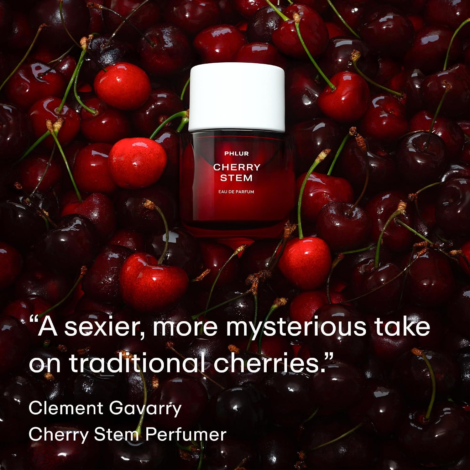 PHLUR Cherry Stem Perfume for Women & Men, 50 mL – Black Cherry & Caramel Eau de Parfum, Fruity Woody with Orange Brandy, Jasmine Ebony Woods & Soft Leather - Image 5