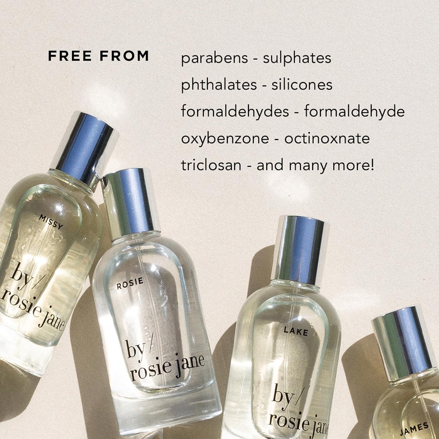 By Rosie Jane Eau De Parfum Spray (Rosie) - Clean Perfume for Women - Non-Toxic Body Mist with Notes of White Musk & Sweet Rose - Paraben, Sulfate & Phthalate Free (50ml) - Image 5