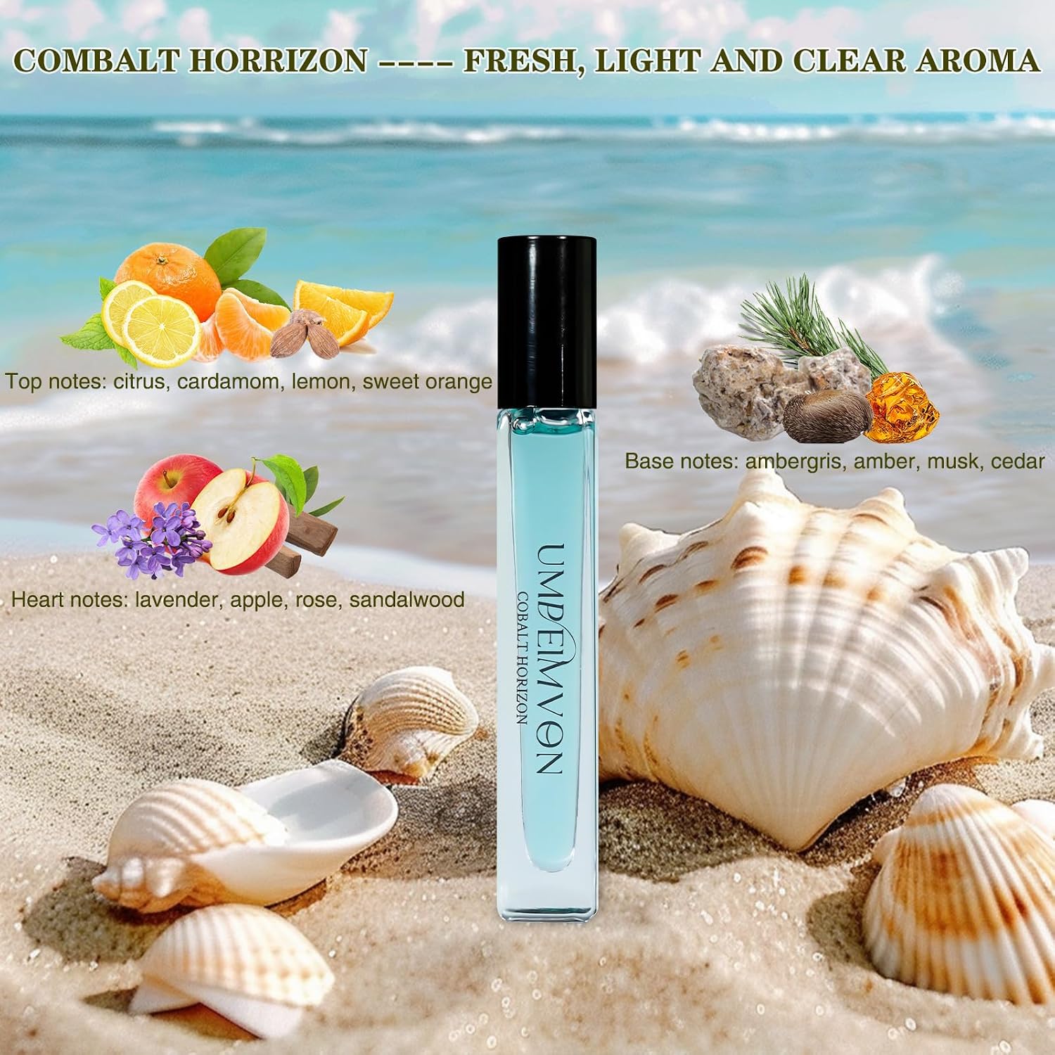 Perfume Oil Roll On Perfume, Unisex Long Lasting Body Oil, Scent from Flora and Nature, Travel Size 0.33 Fl. Oz - Image 3